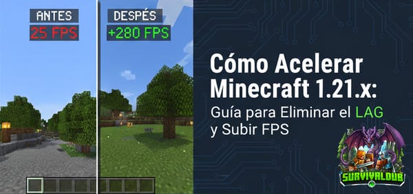 Cómo quitar el LAG en Minecraft 1.21.11 (Guía 2026)
